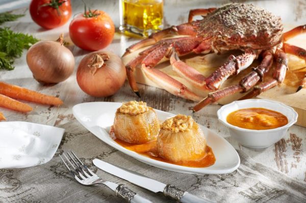 CEBOLLAS RELLENAS CENTOLLO - Imagen 2