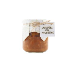 GARBANZOS CON LANGOSTINOS