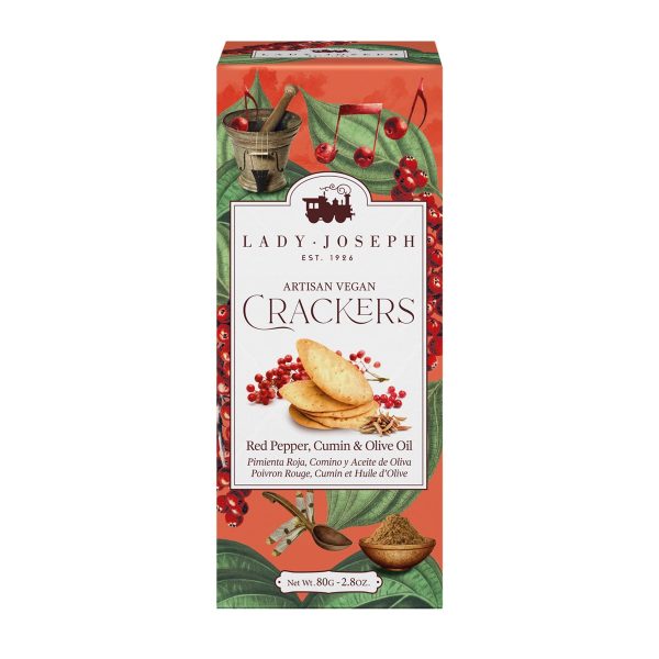 CRACKER PIMIENTA ROJA Y COMINO