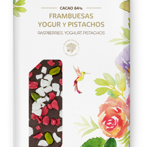 CHOCOLATE FRAMBUESA YOGUR PISTACHO